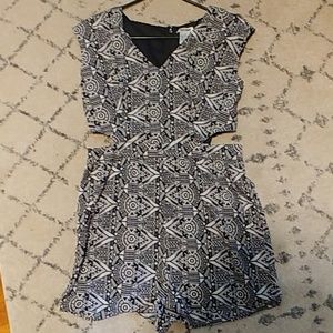 Romper with cut outs